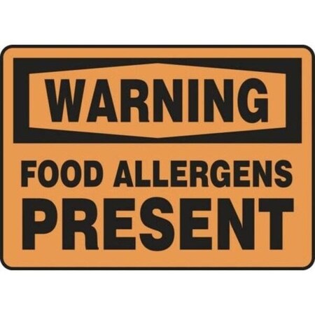 Accuform OSHA WARNING SAFETY SIGN FOOD MSFA300XP MSFA300XP